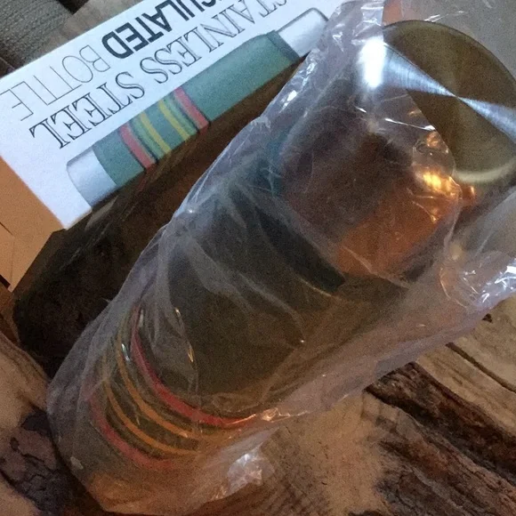 Stainless vacuum insulated bottle cowboy valentine gift travel lodge coffee - Picture 7 of 7